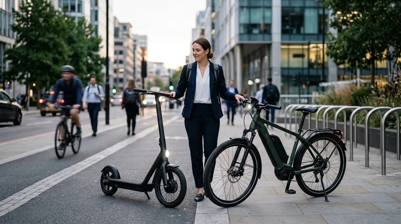 7 Factors to Consider When Choosing Between an Electric Scooter and an E-bike for Commuting