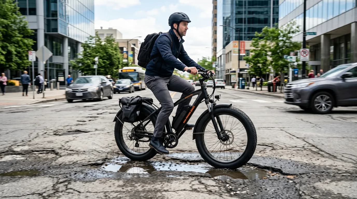Why Urban Commuters Are Switching to Fat Tire E-bikes for City Potholes